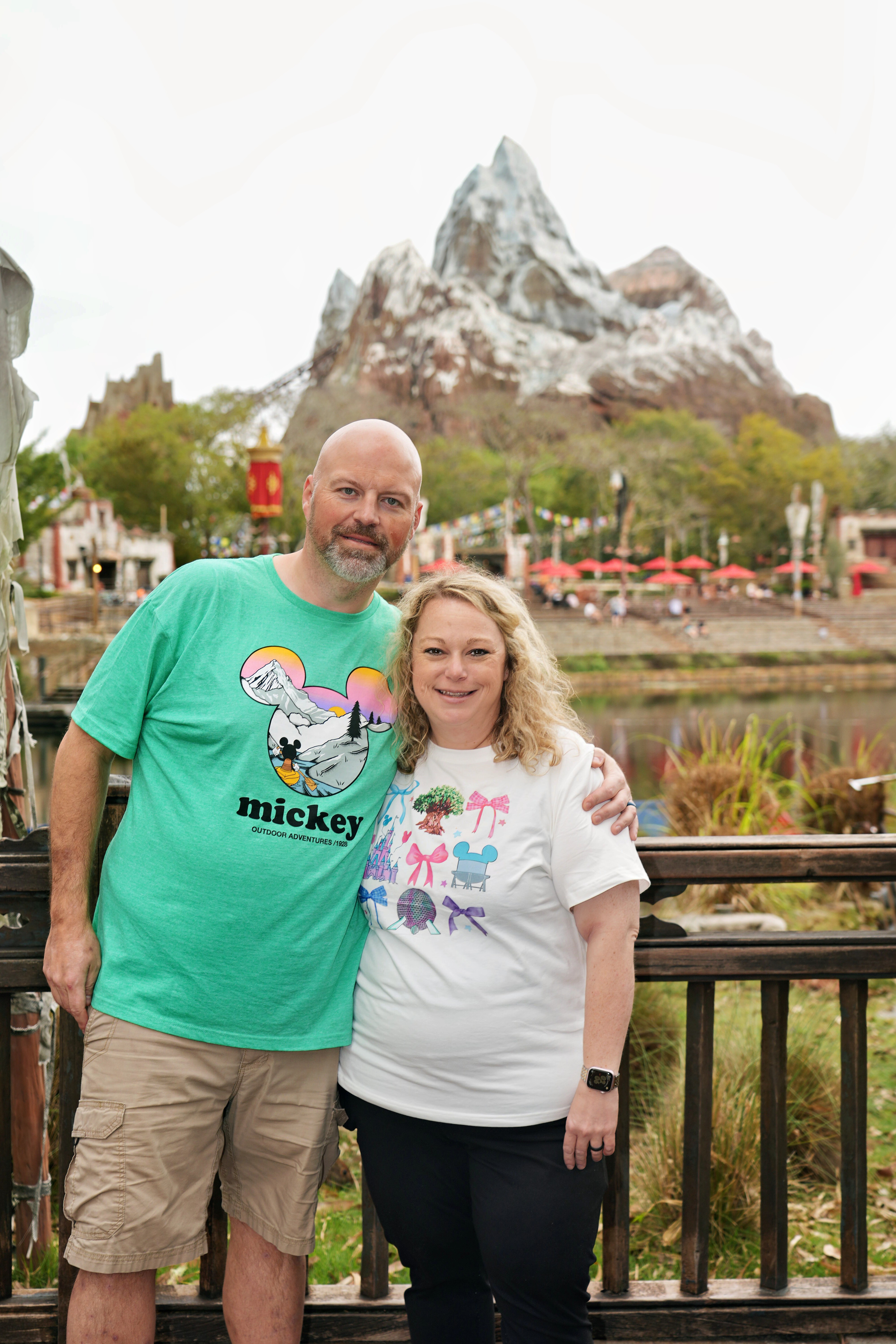 Chris and Melissa at Animal Kingdom &mdash; the co-founders of Zoeverly